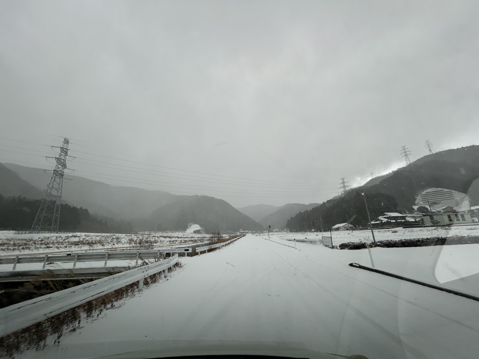 今朝の積雪量